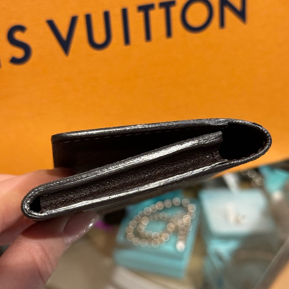 Louis Vuitton Damier Ebene Card Holder Small Wallet Bi Fold - Picture 3 of 5